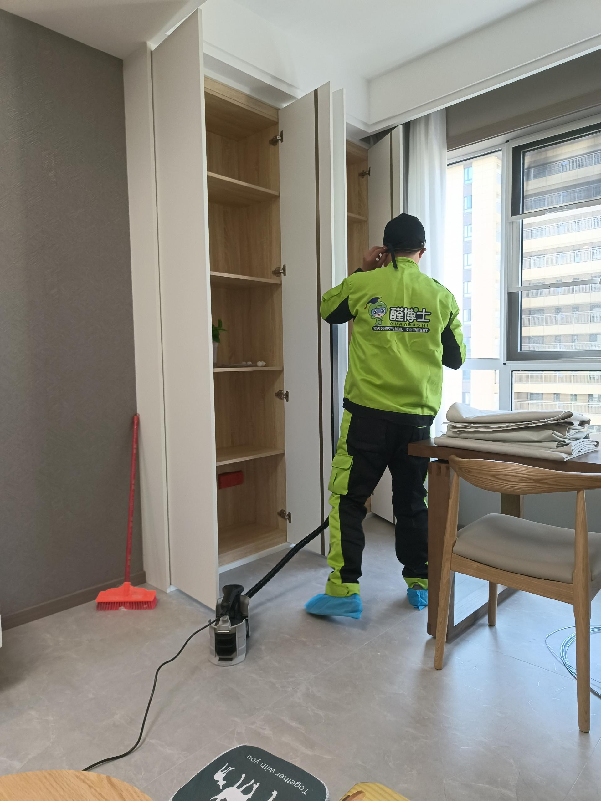 东营十堰市百强世纪城小区除甲醛案例